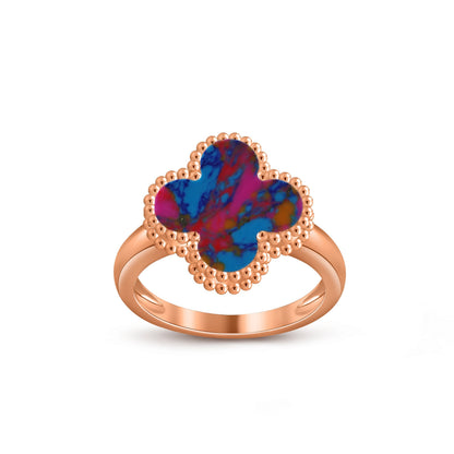 [Camiery]CLOVER RING ROSE GOLD COLLECTION