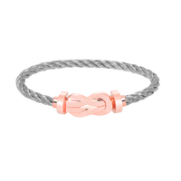[Camiery]CHANCE LARGE 8 FIGURE BUCKLE NO DIAMOND BRACELET ROSE GOLD