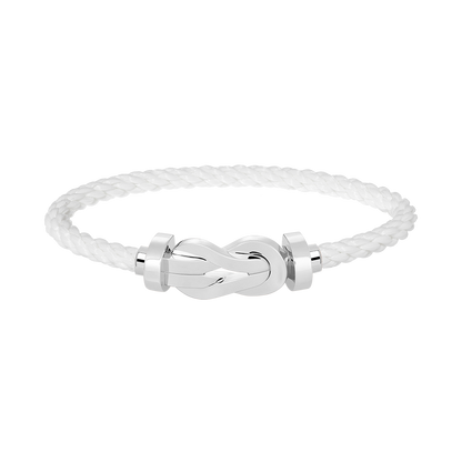 [Camiery]CHANCE LARGE 8 FIGURE BUCKLE NO DIAMOND BRACELET SILVER