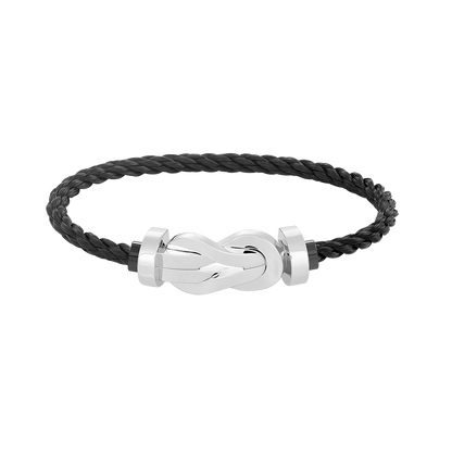 [Camiery]CHANCE LARGE 8 FIGURE BUCKLE NO DIAMOND BRACELET SILVER