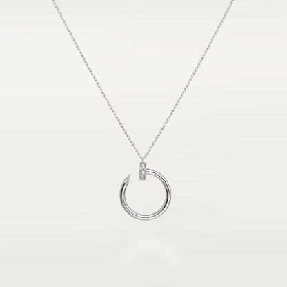 [Camiery] JUSTE NECKLACE HALF DIAMOND