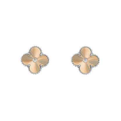 [Camiery]CLOVER SILVER 15MM EARRINGS COLLECTION