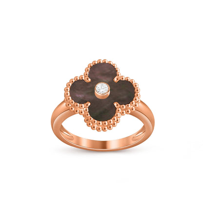 [Camiery]CLOVER DIAMOND RING ROSE GOLD COLLECTION