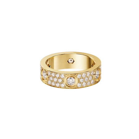 [Camiery] LOVE 5.5MM FULL-PAVE 6-DIAMOND RING