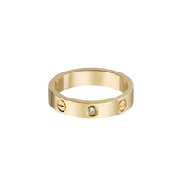 [Camiery] LOVE 4MM 1 DIAMOND RING