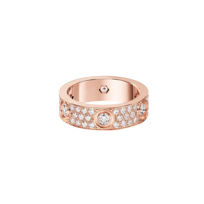 [Camiery] LOVE 5.5MM FULL-PAVE 6-DIAMOND RING