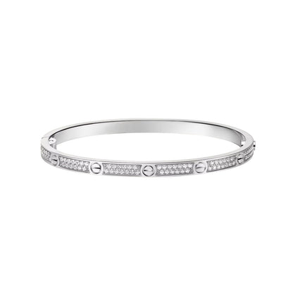 [Camiery] LOVE BRACELET 3.65MM DIAMOND-PAVED