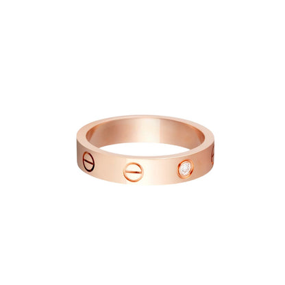 [Camiery] LOVE 4MM 1 DIAMOND RING