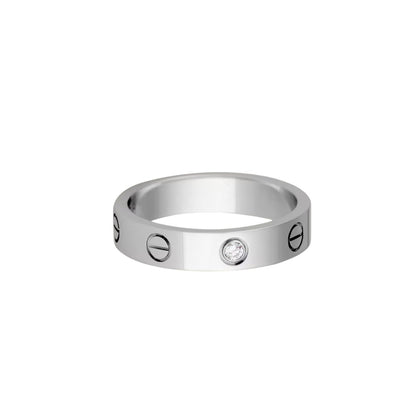 [Camiery] LOVE 4MM 1 DIAMOND RING