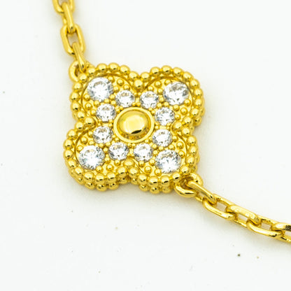 [Camiery] CLOVER 5 MOTIF LASER BRACELET COLLECTION