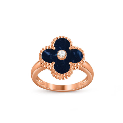 [Camiery]CLOVER DIAMOND RING ROSE GOLD COLLECTION
