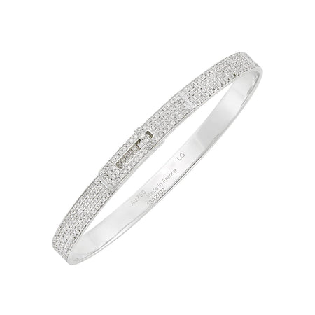 [Camiery]HM KELLY BRACELET IN SILVER AND FULL PAVE DIAMOND