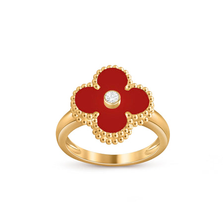[Camiery]CLOVER DIAMOND RING GOLD COLLECTION