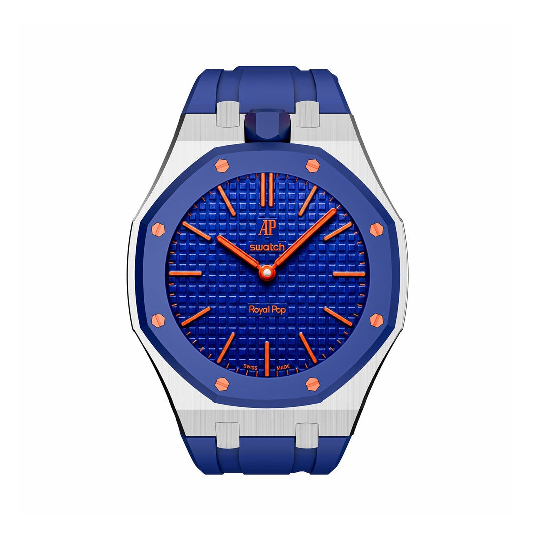 Royal Oak Pop Black Steel Case & Silicone Strap