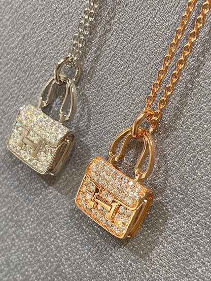 [Camiery]CONSTANCE PEDANT DIAMOND NECKLACE