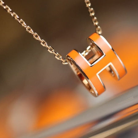 [Camiery]POP H PEDANT PINK GOLD