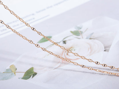 [Camiery]ECHAPPEE NECKLACE PINK GOLD