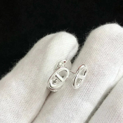 [Camiery]CHAINE SMALL EARRINGS GOLD AND SILVER