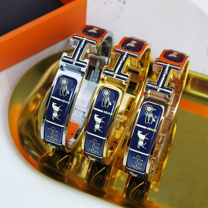 [Camiery]H COUVERTURES DARK BLUE BRACELET