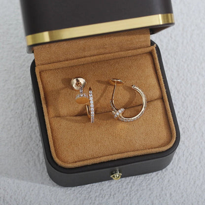 [Camiery] JUSTE FULL DIAMOND SMALL EARRINGS