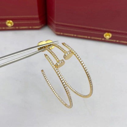 [Camiery] JUSTE FULL DIAMOND LARGE EARRINGS