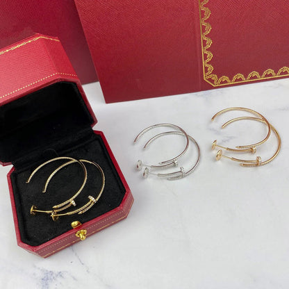 [Camiery] JUSTE FULL DIAMOND LARGE EARRINGS