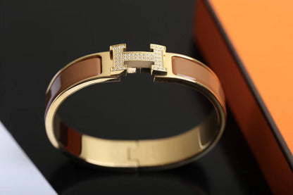[Camiery]H BRACELET GOLD DIAMOND