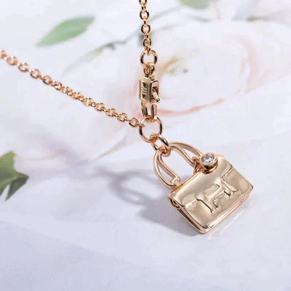 [Camiery]AMULETTE PEDANT ROSE GOLD NECKLACE