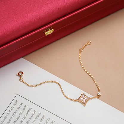 [Camiery]STAR 1 DIAMOND PINK GOLD BRACELET