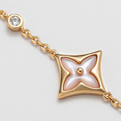 [Camiery]STAR 1 DIAMOND PINK GOLD BRACELET