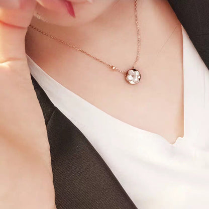 [Camiery]SUN MOP GOLD 1 DIAMOND NECKLACE