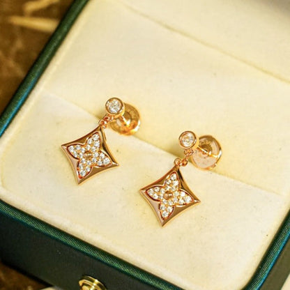 [Camiery]STAR DIAMONDS EARRINGS GOLD