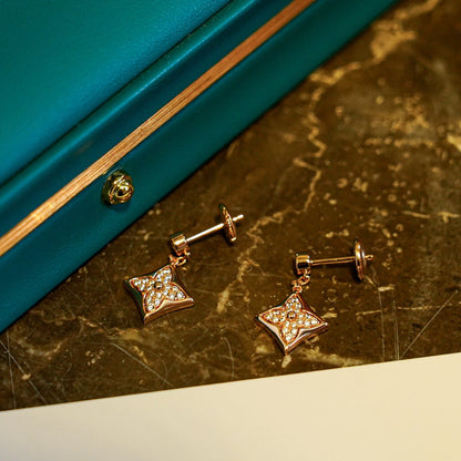 [Camiery]STAR DIAMONDS EARRINGS GOLD