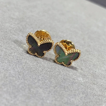 [Camiery]BUTTERFLY DARK MOP  EARRINGS