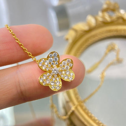 [Camiery]FLOWER DIAMOND NECKLACE