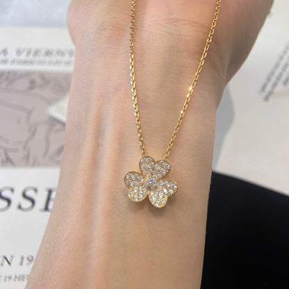 [Camiery]FLOWER DIAMOND NECKLACE