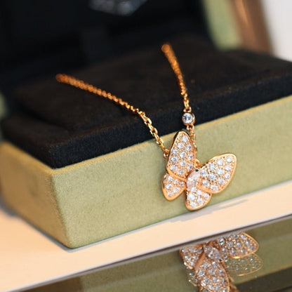 [Camiery]BUTTERFLY DIAMOND NECKLACE