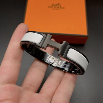 [Camiery]H BRACELET 12MM BLACK WHITE CERAMIC
