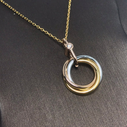 [Camiery] TRINITY  NECKLACE 1 DIAMOND