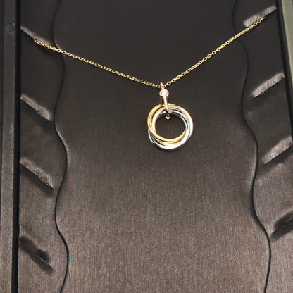 [Camiery] TRINITY  NECKLACE 1 DIAMOND