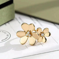 [Camiery]CLOVER COMOS GOLD DIAMOND RING