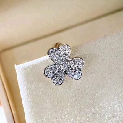 [Camiery]CLOVER COMOS DIAMOND EARRINGS SILVER