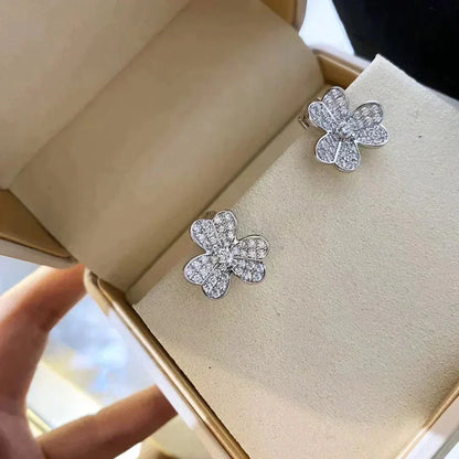 [Camiery]CLOVER COMOS DIAMOND EARRINGS SILVER