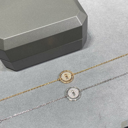 [Camiery]LUCKY MOVE DIAMOND PAVED BRACELET