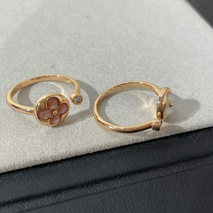 [Camiery]SUN 1 DIAMOND PINK MOP RING