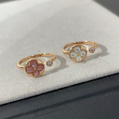 [Camiery]SUN 1 DIAMOND PINK MOP RING