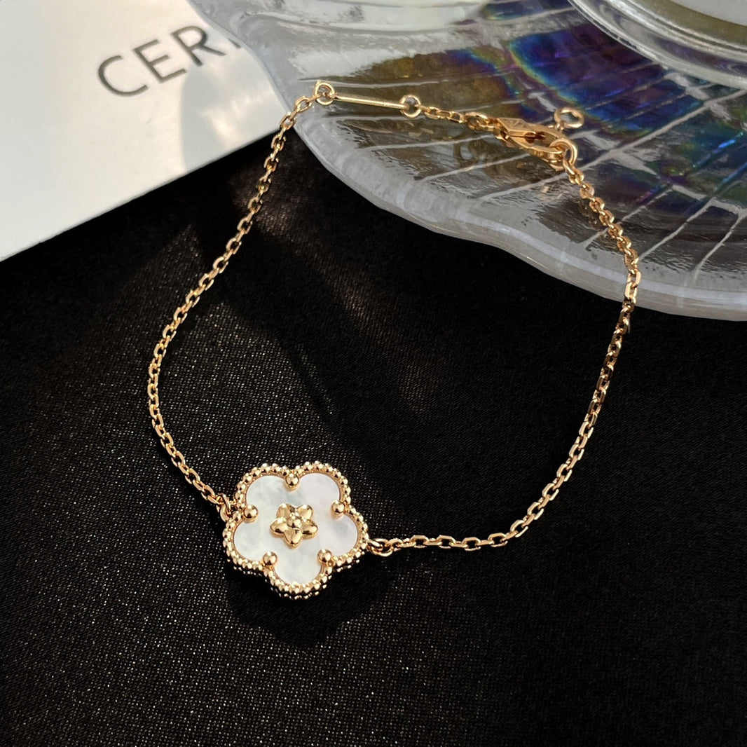 [Camiery]LUCKY SPRING ROSE GOLD MOP BRACELET