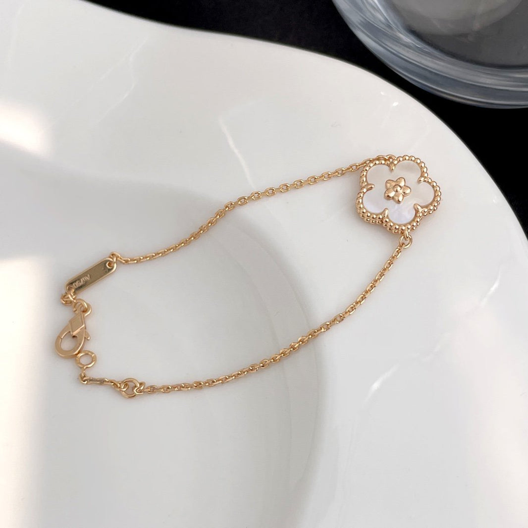 [Camiery]LUCKY SPRING ROSE GOLD MOP BRACELET