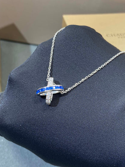 [Camiery]LIENS DIAMOND SILVER NECKLACE