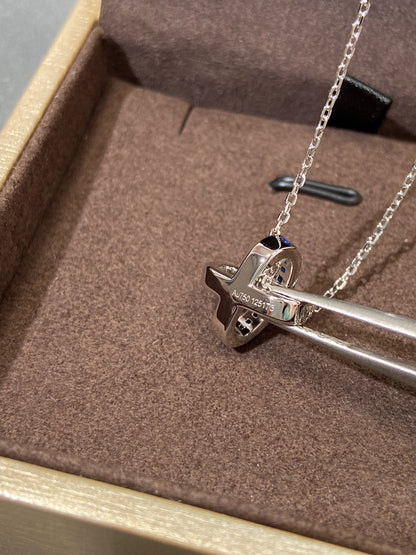 [Camiery]LIENS DIAMOND SILVER NECKLACE